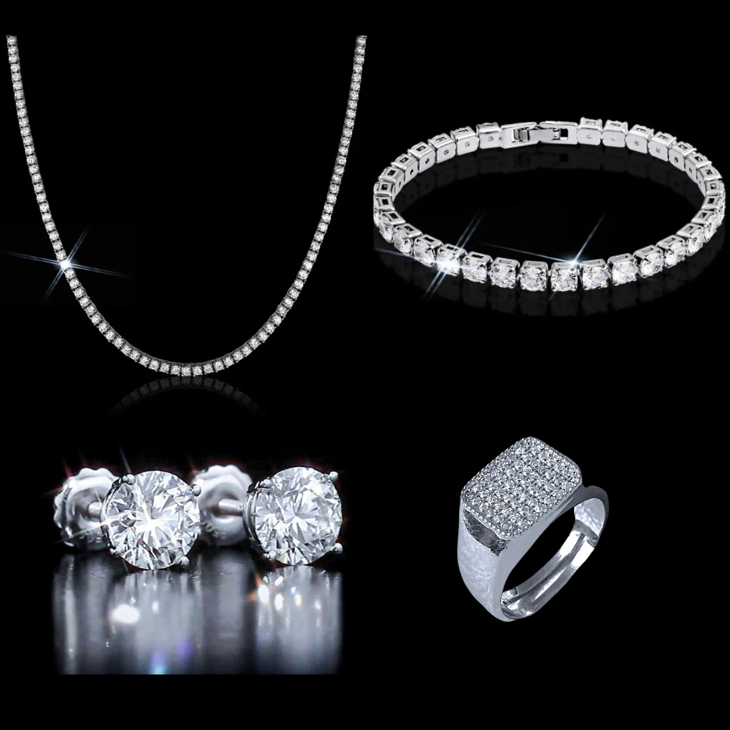 SET DRIP DIAMOND - ACCIAIO INOSSIDABILE