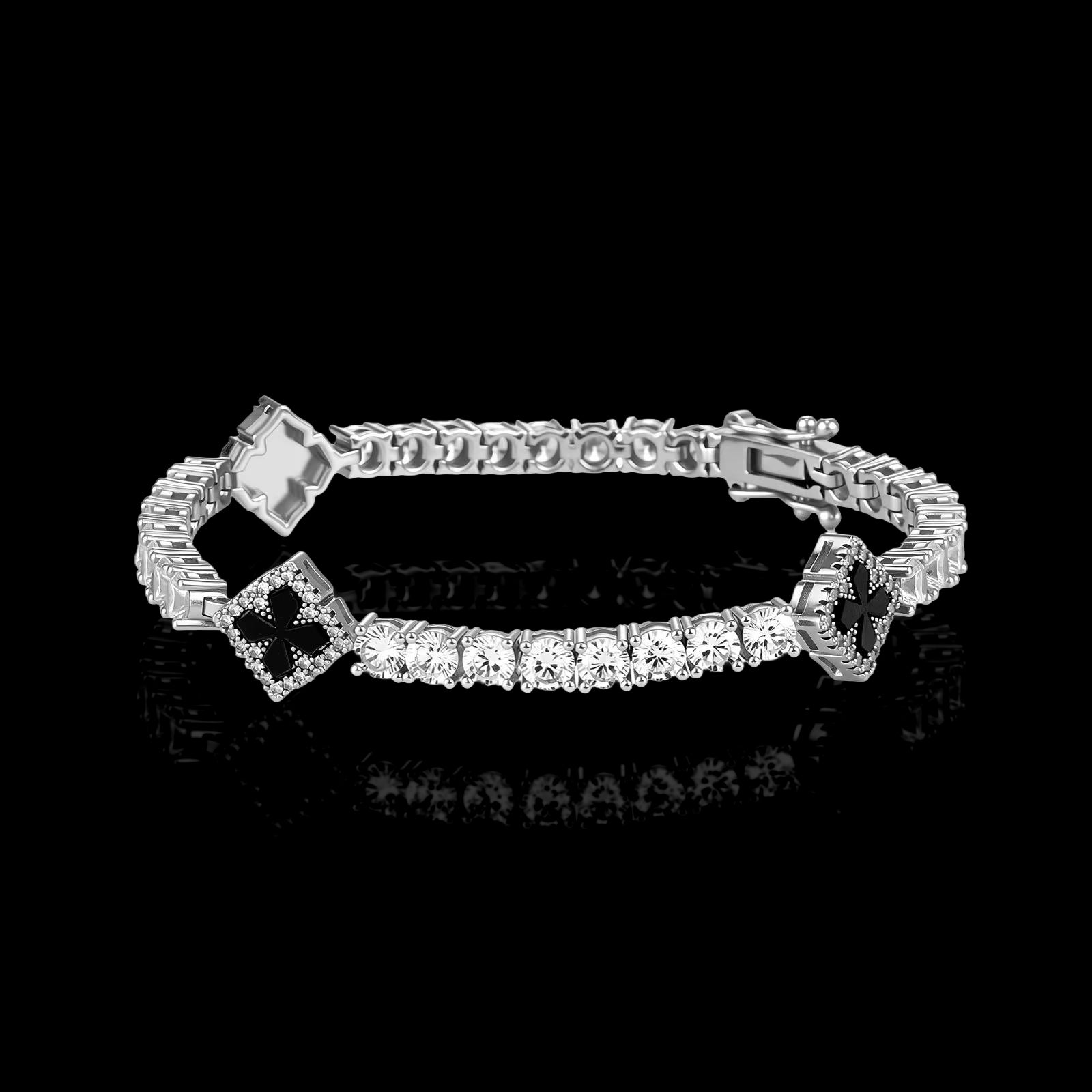Bracciale Tennis Cleef - Black