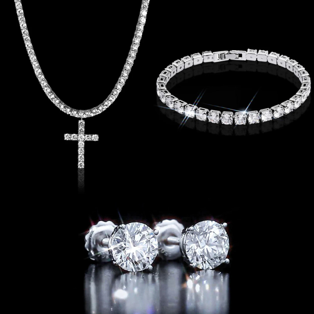 SET ICE CROSS - ACCIAIO INOSSIDABILE