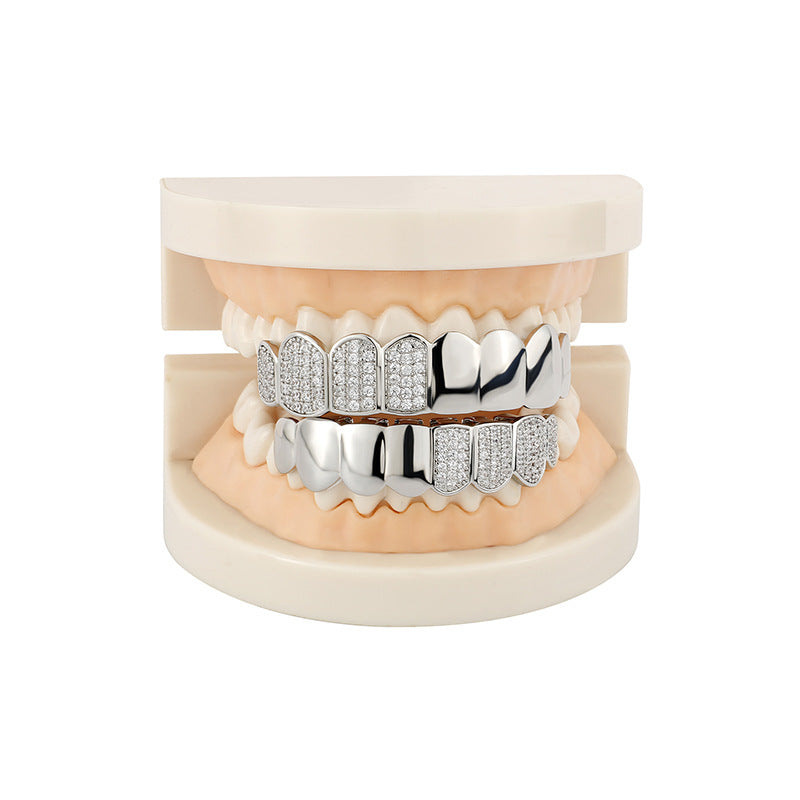 Grillz Half Diamond - Oro