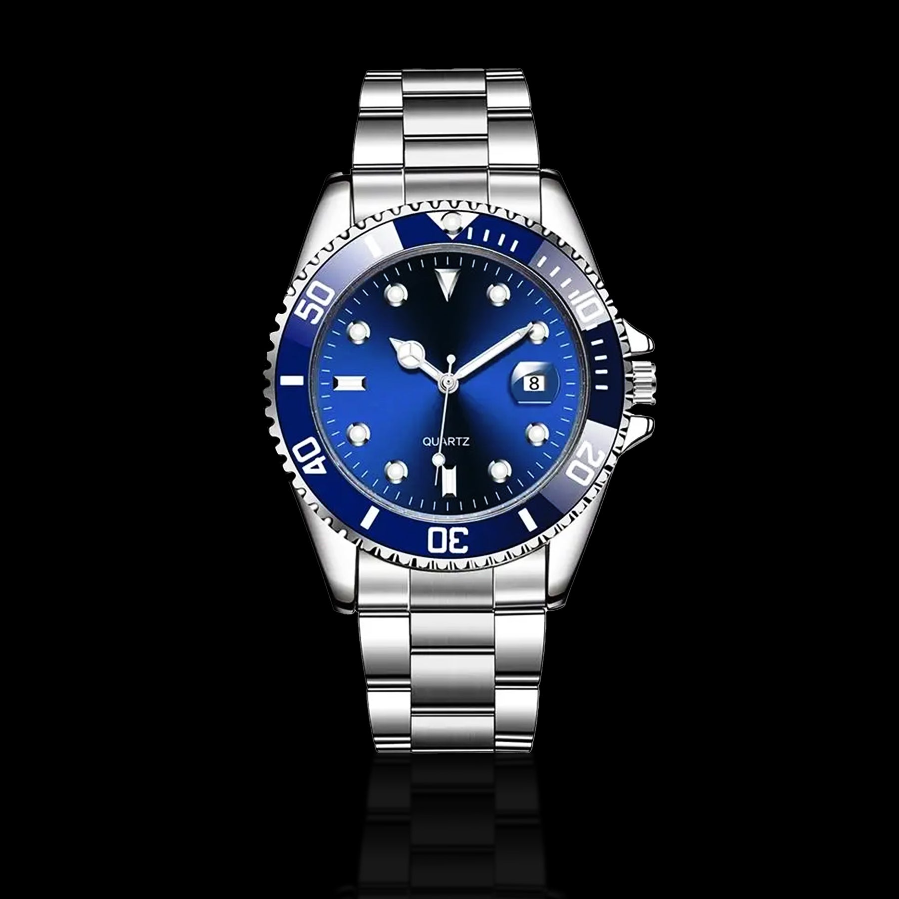 Orologio Rolly -Blu e Silver