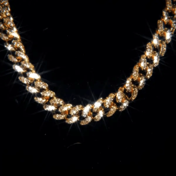 Collana Ice Cuban - Oro