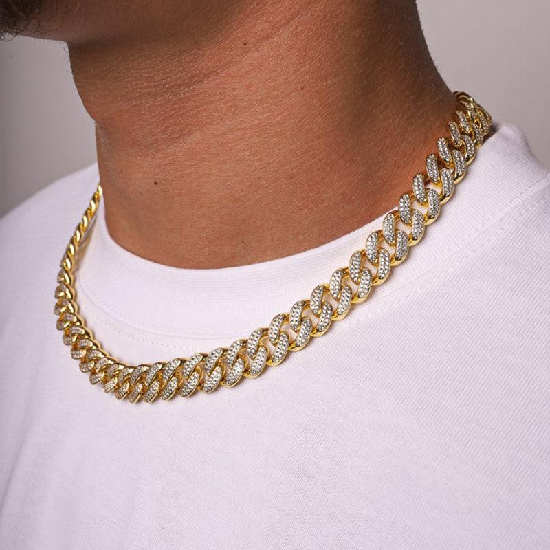 Collana Ice Cuban - Oro