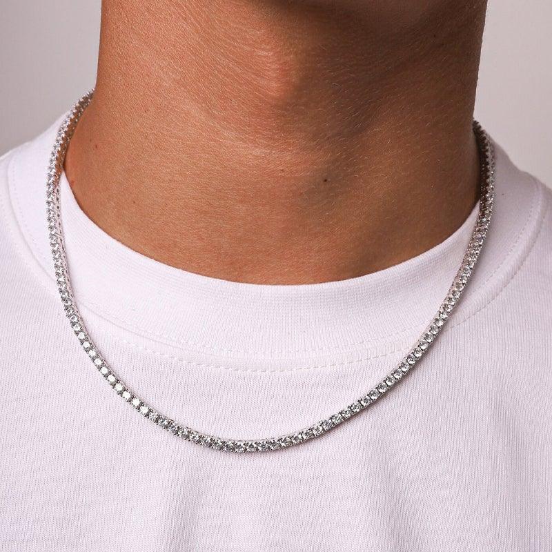 Collana Ice Tennis - Silver