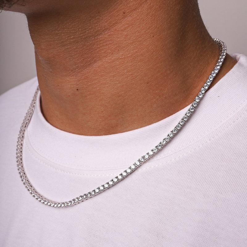 Collana Ice Tennis - Silver