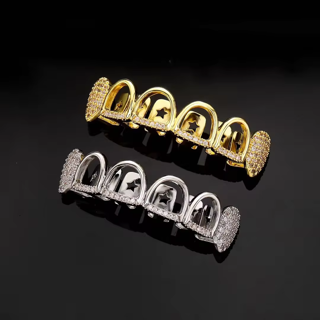 Grillz Iced Out - Oro
