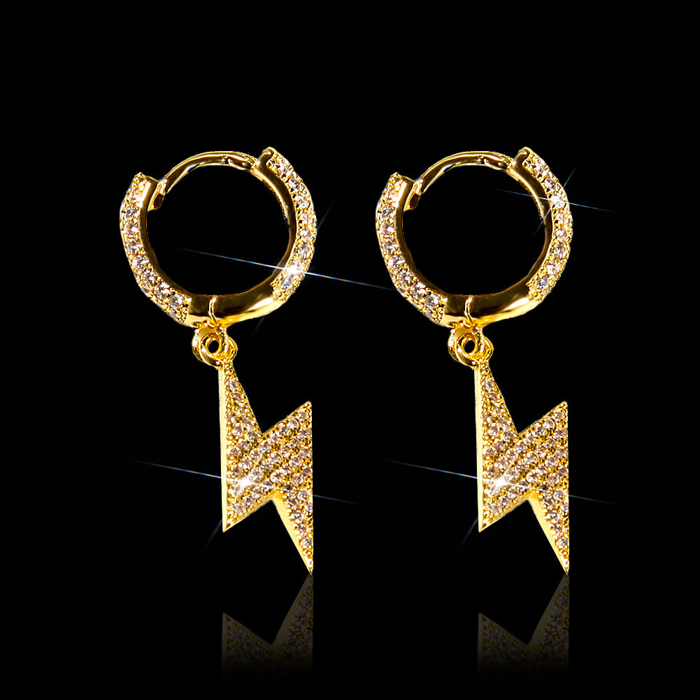 Orecchini Fulmine - Oro