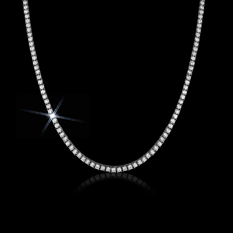 Collana Ice Tennis - Silver