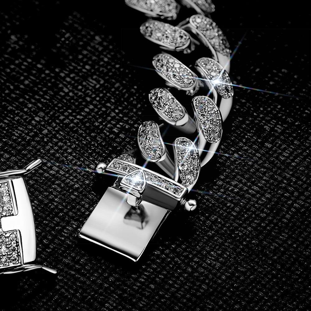 Bracciale Drippin Cuban - Silver (6071312842915)