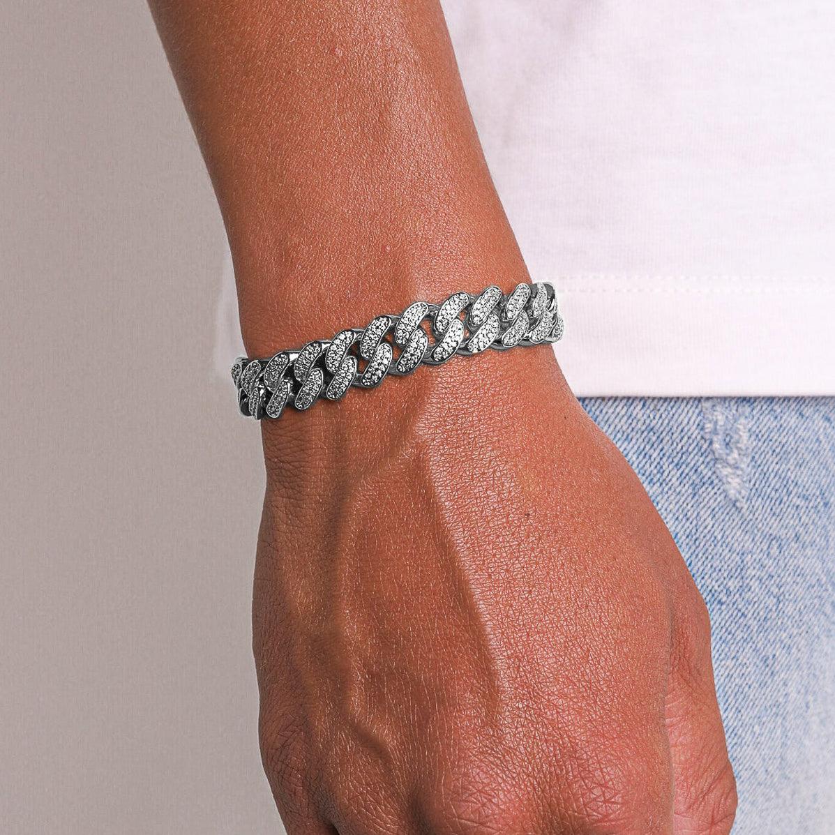 Bracciale Drippin Cuban - Silver - Primo Jewels