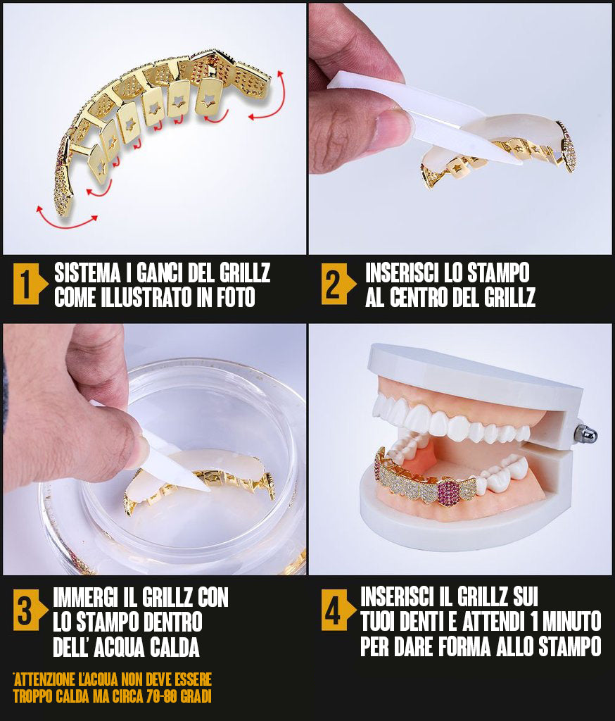 Grillz Ice Storm - Silver
