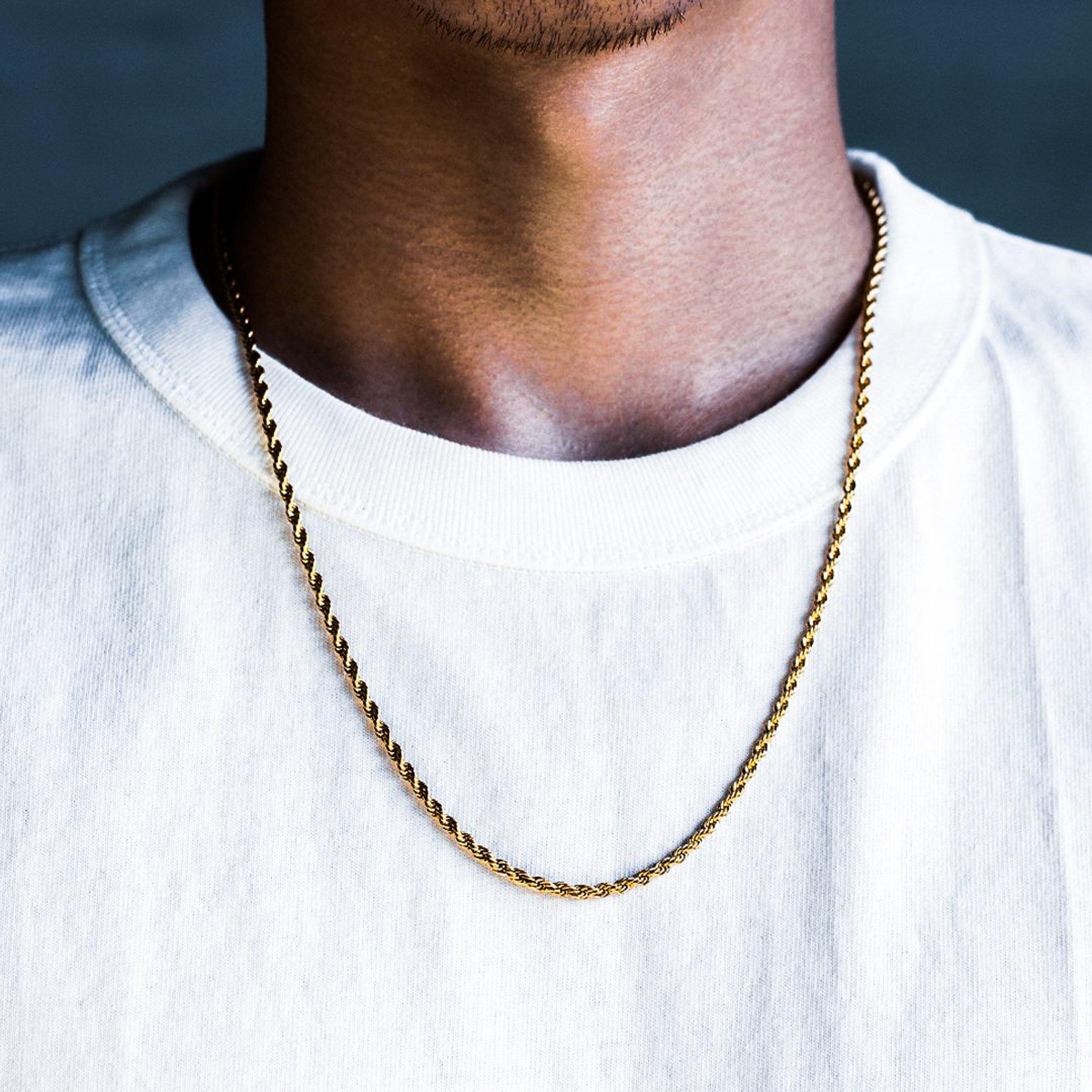 Collana a Corda - Gold 3mm - Primo Jewels (5942602137763)