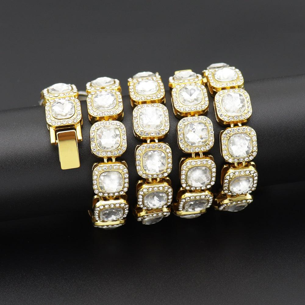 Collana Clustered Tennis - Oro - Primo Jewels