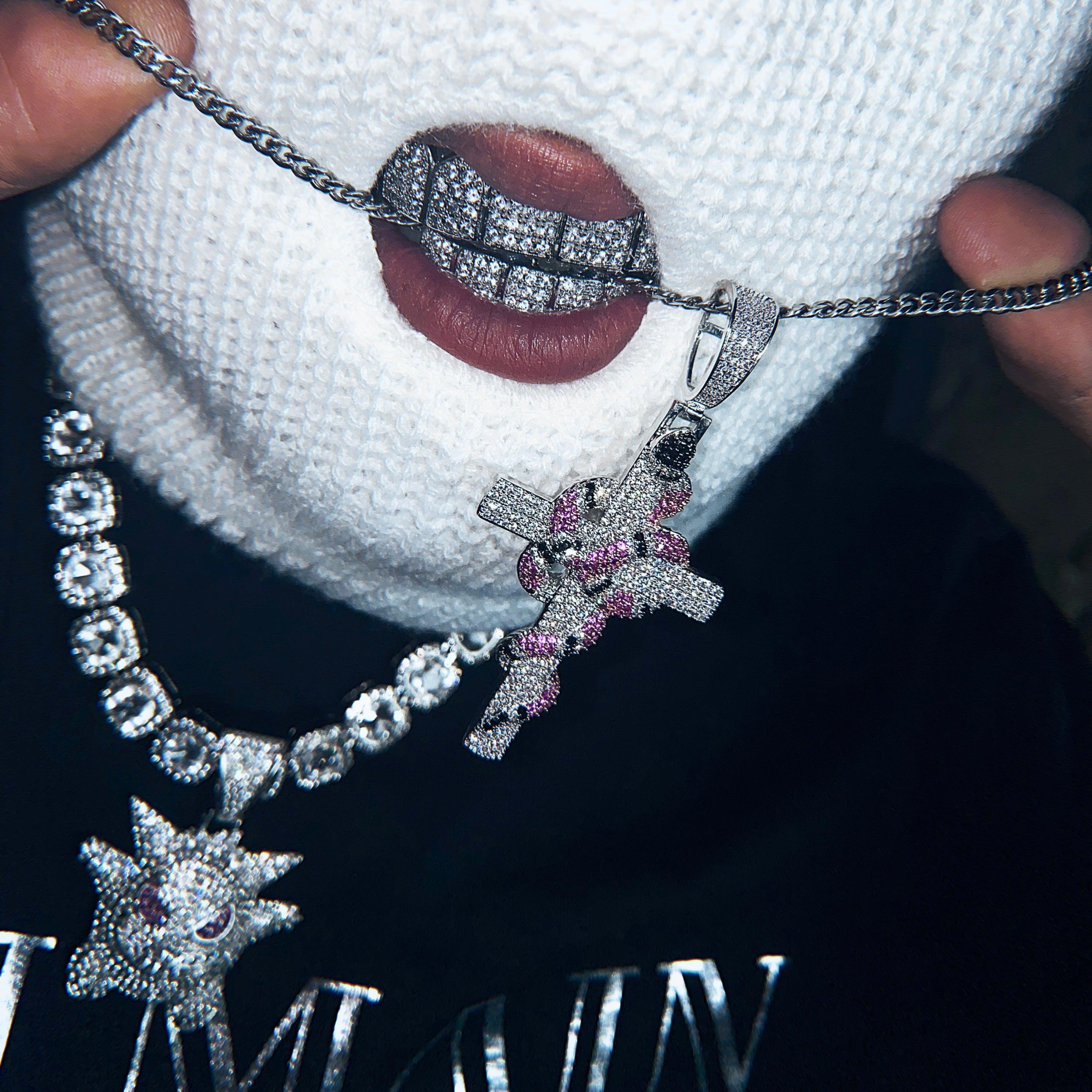 Grillz Ice Storm - Oro Bianco - Primo Jewels