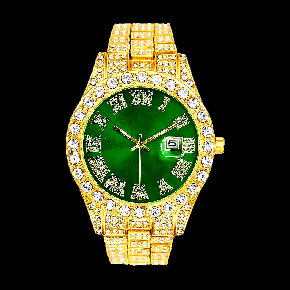 Orologio PRESIDENTIAL - Verde e Oro