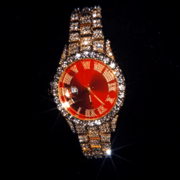 Orologio PRESIDENTIAL - Rosso e Oro - Primo Jewels