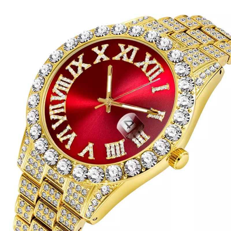 Orologio PRESIDENTIAL - Rosso e Oro - Primo Jewels