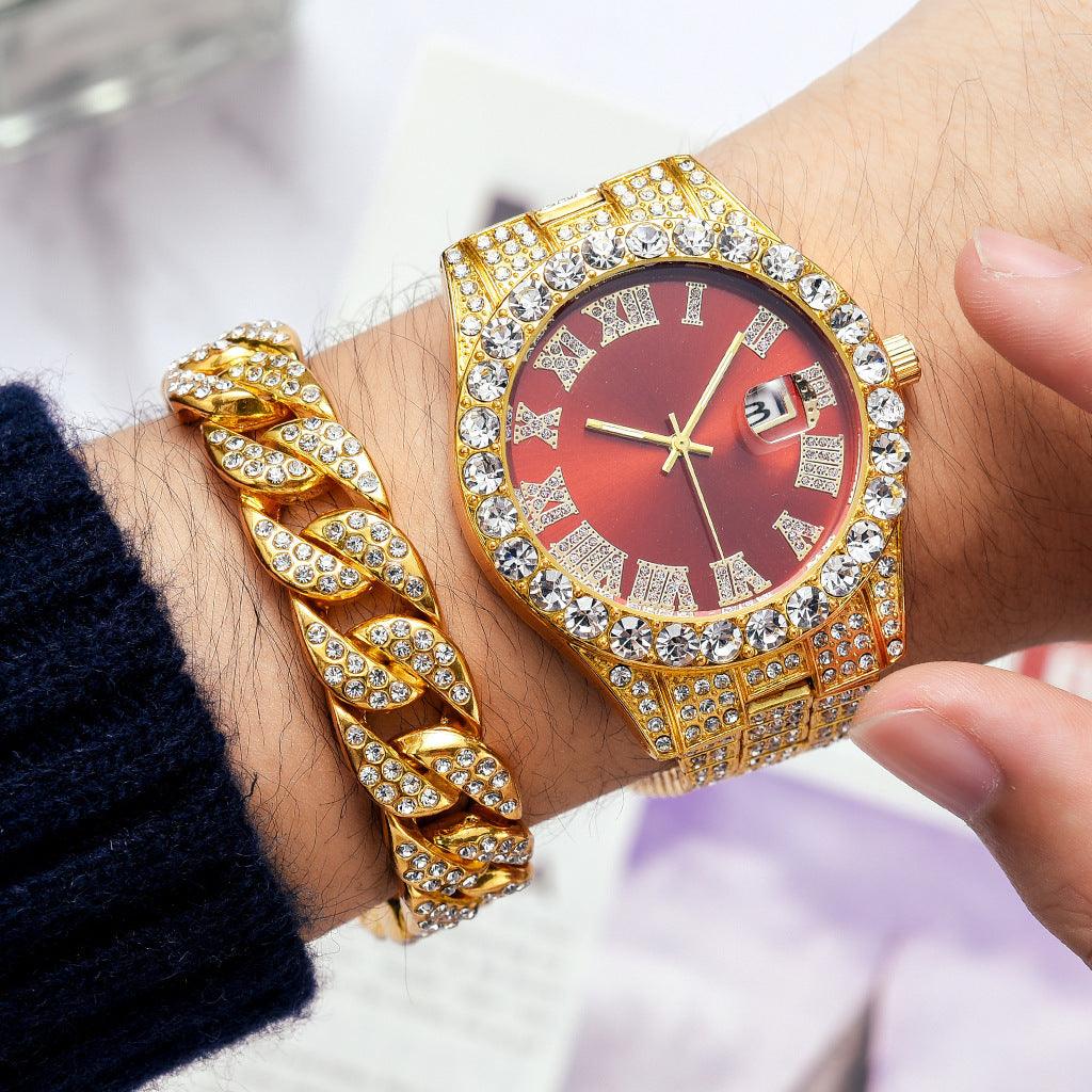 Orologio PRESIDENTIAL - Rosso e Oro - Primo Jewels