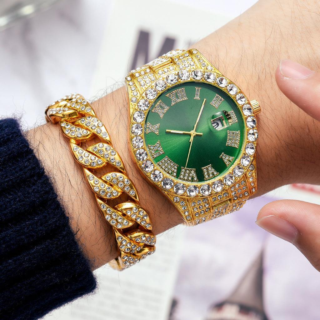 Orologio PRESIDENTIAL - Verde e Oro - Primo Jewels
