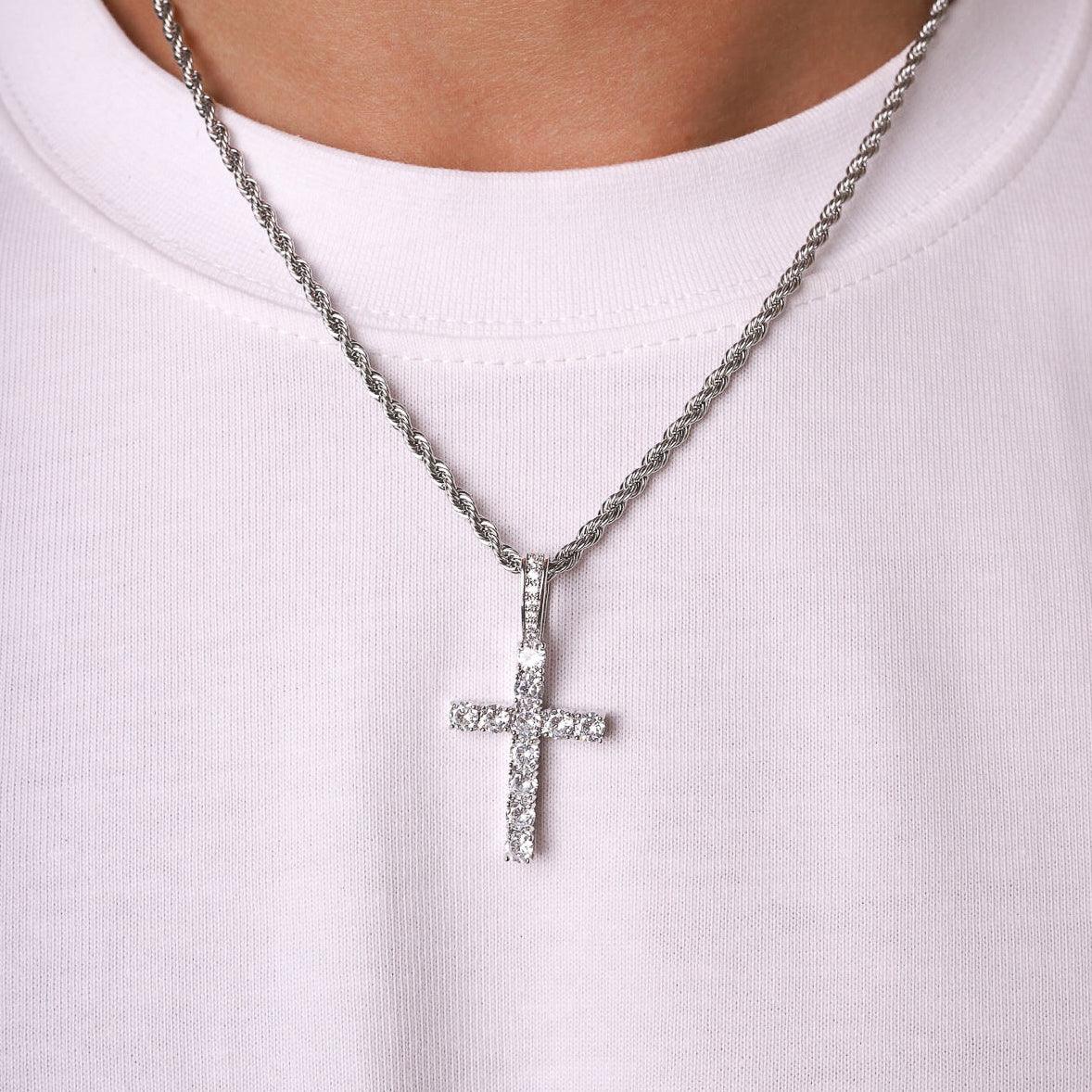 Pendente Icy Cross - Silver - Primo Jewels