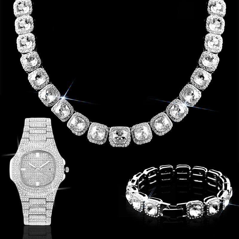 SET LUXURY WATCH - Silver - Primo Jewels