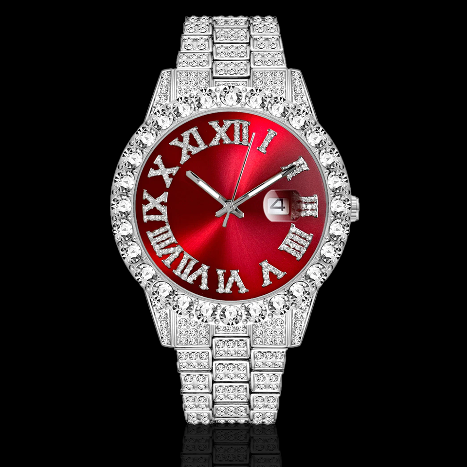Orologio PRESIDENTIAL - Rosso e Silver