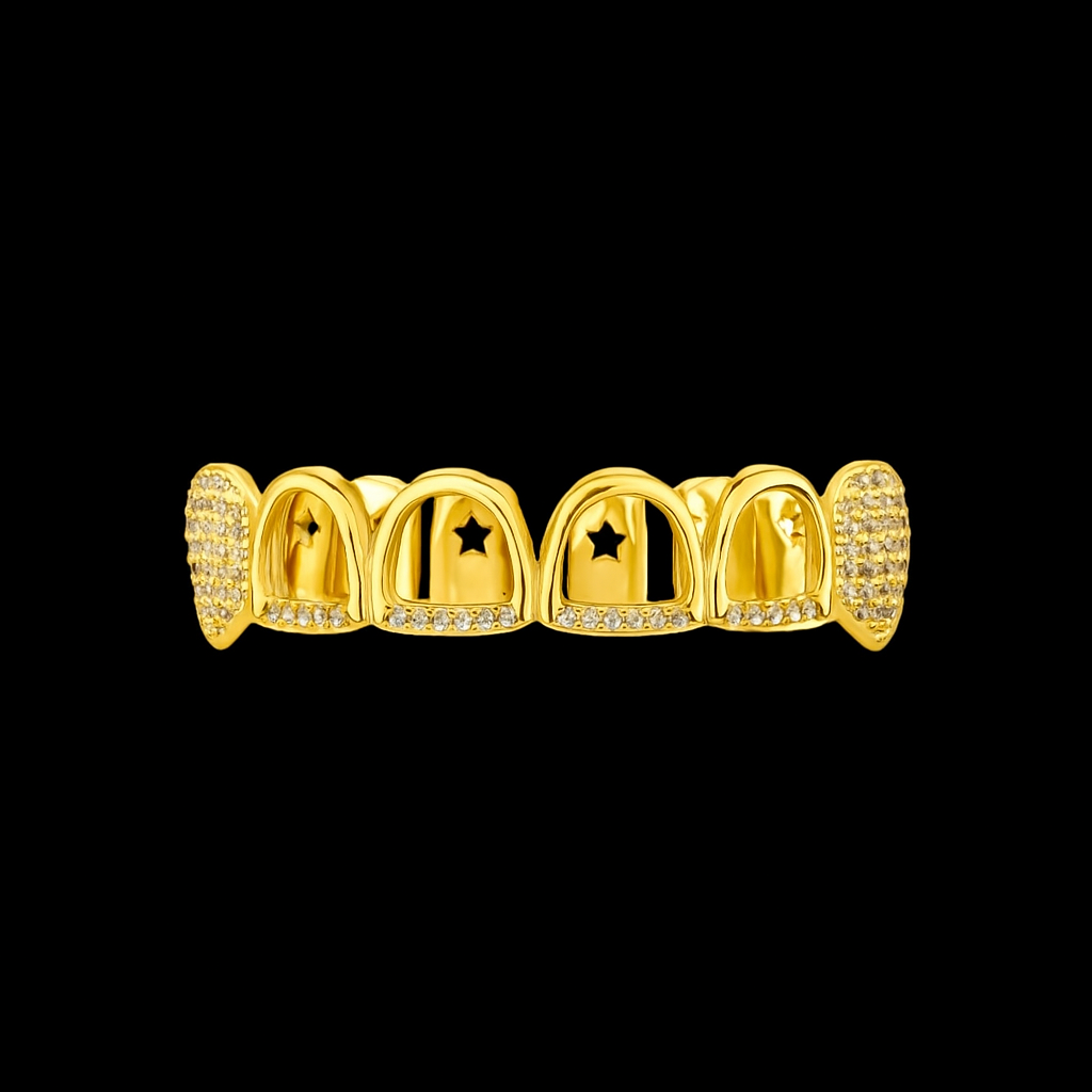 Grillz Iced Out - Oro