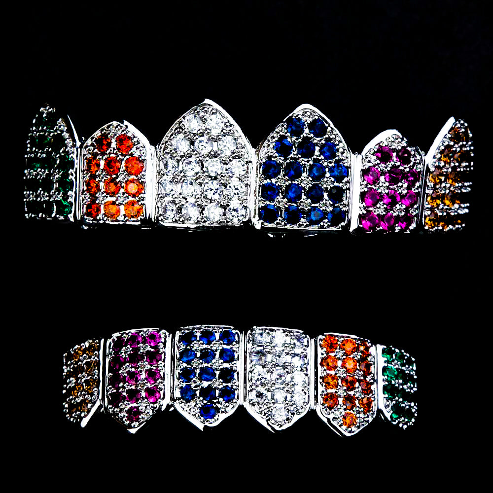 Grillz Ice Rainbow - Silver