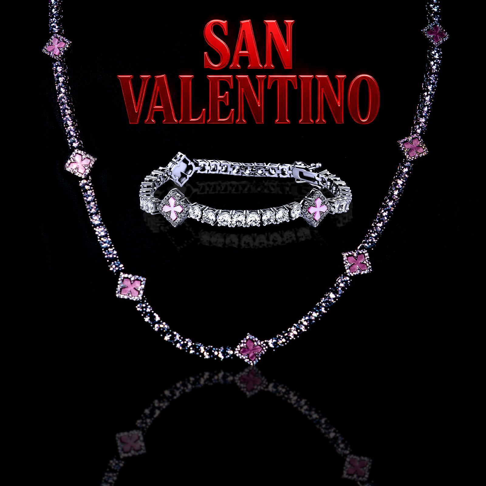 Set Tennis Cleef - Pink