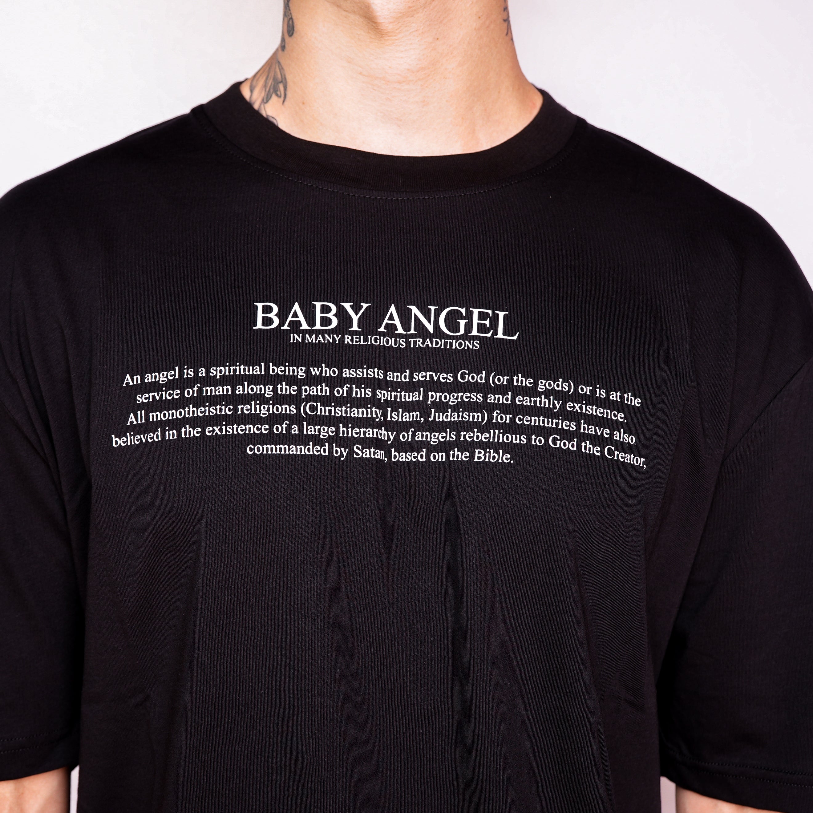 T-Shirt Baby Angel - Nera