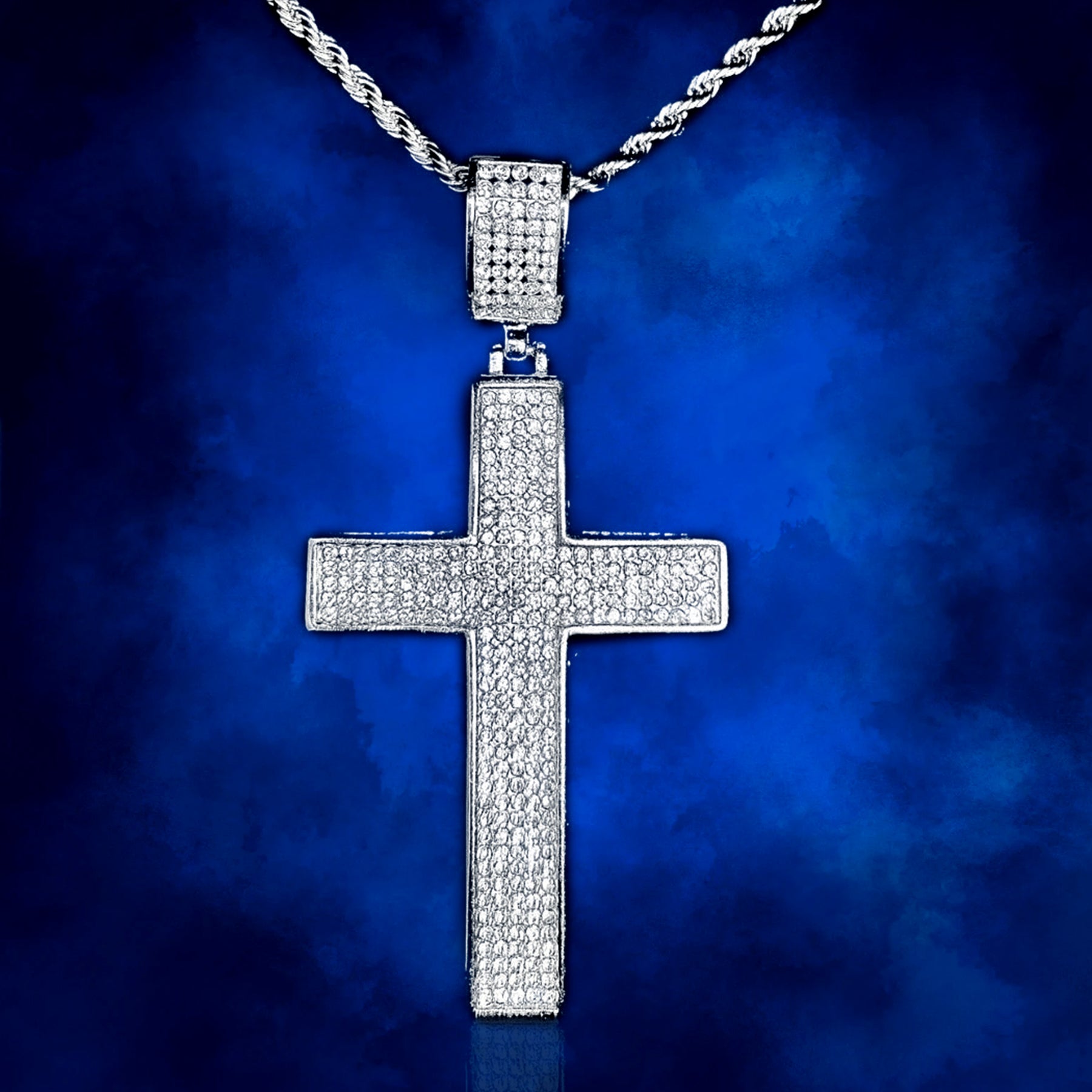 Pendente BIG Cross - Silver