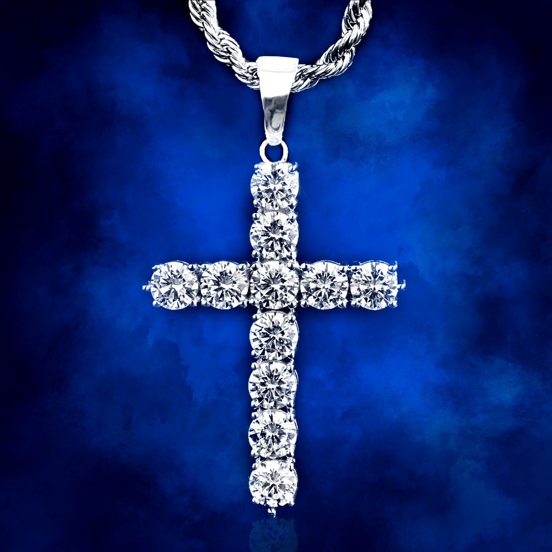 Pendente Icy Cross - Silver