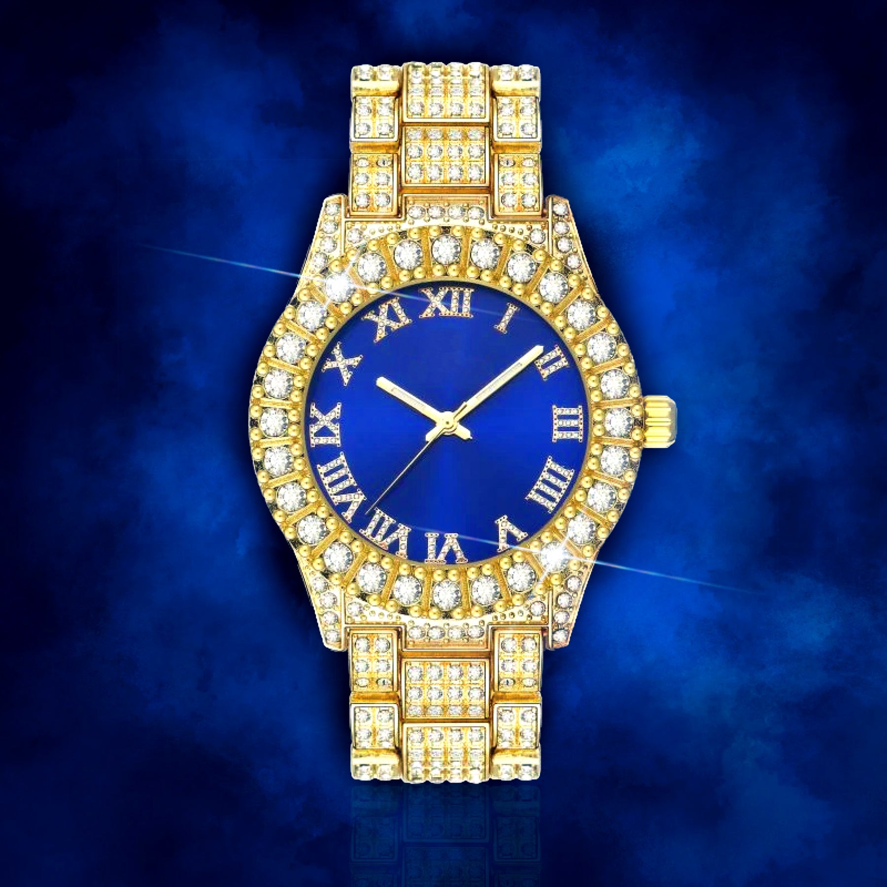 Orologio PRESIDENTIAL - Blu e Oro