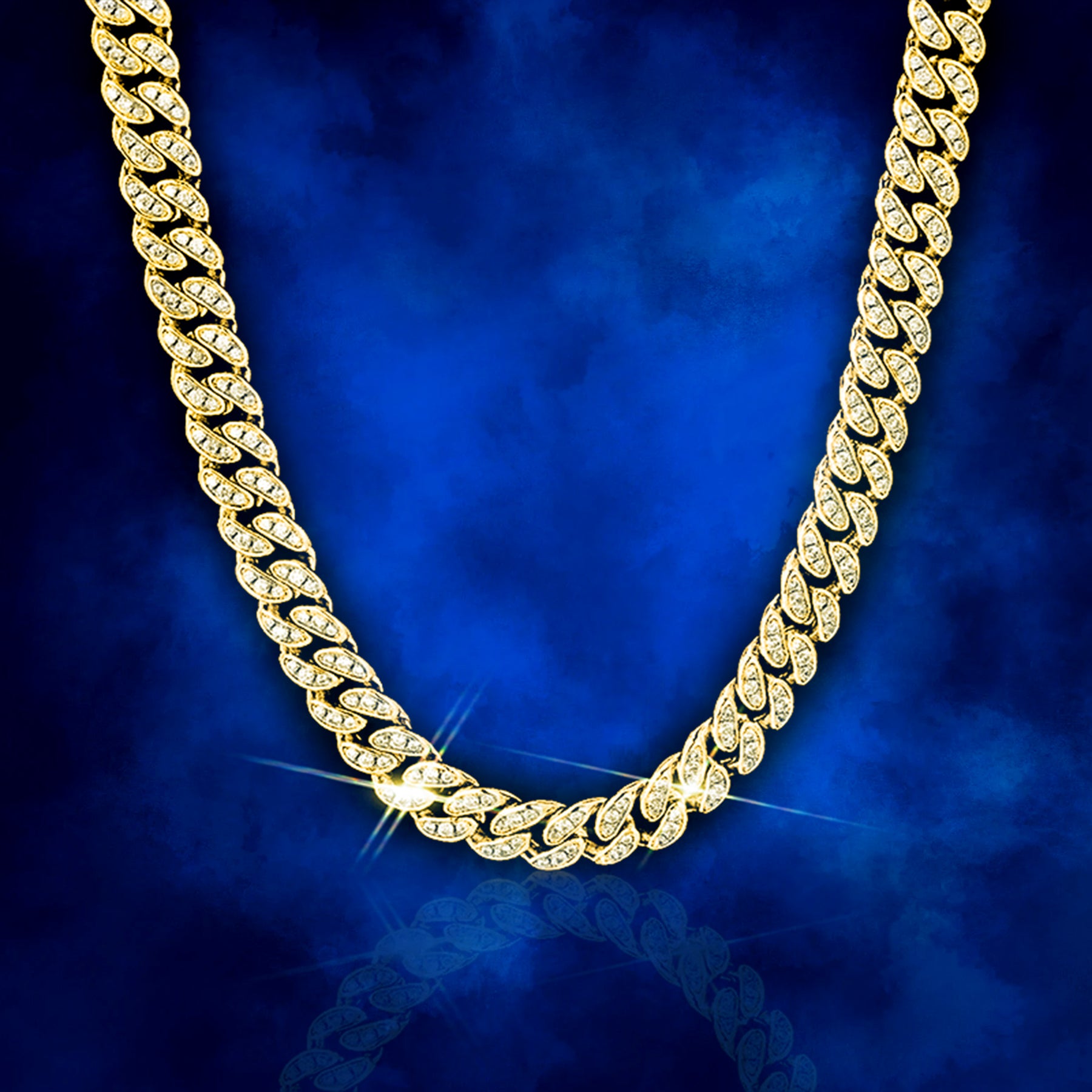 Collana Ice Cuban - Oro