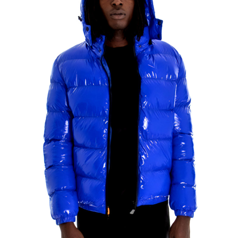 Bomber BLU DRIP Lucido