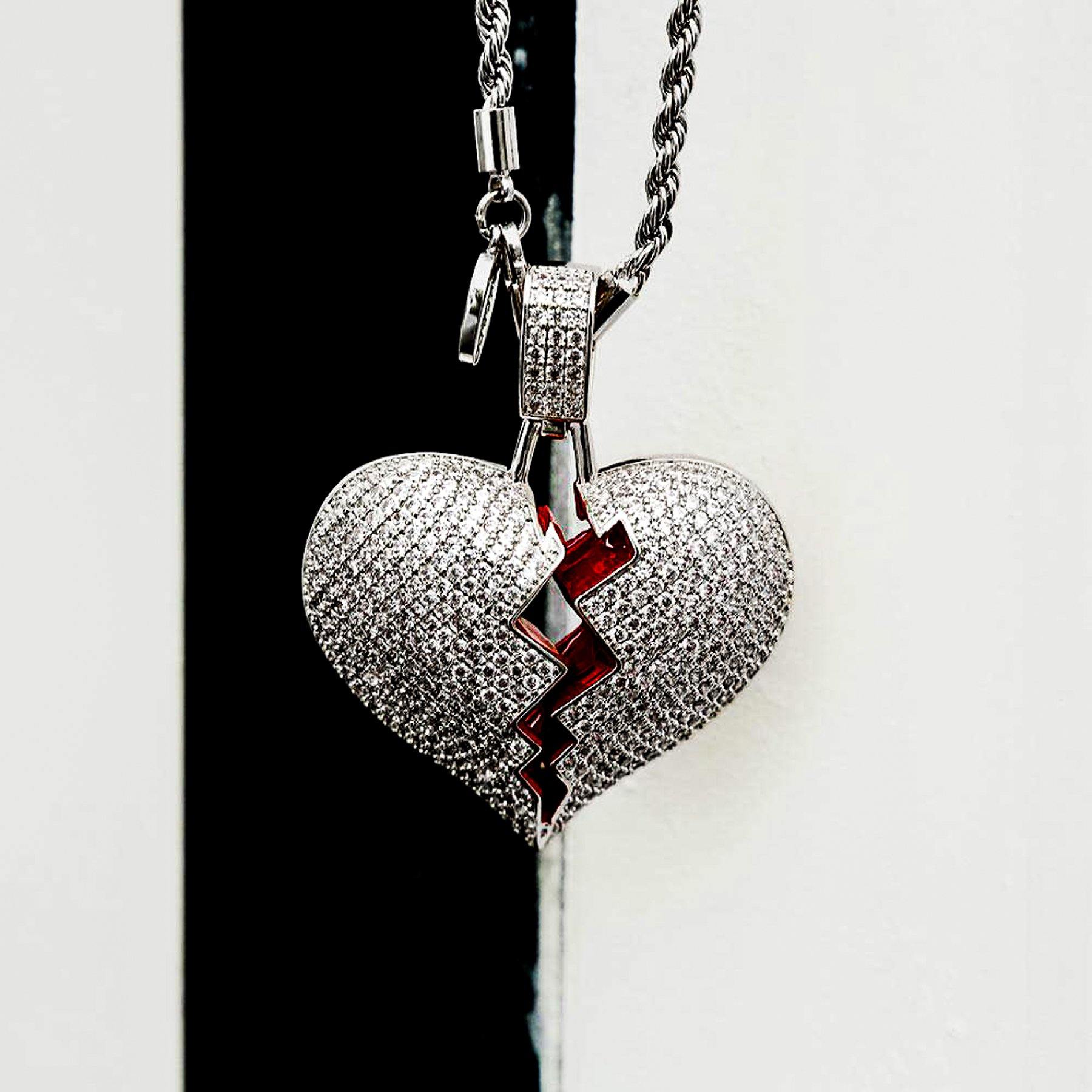 Pendente Heartbreaker - White Gold - Primo Jewels (5940570325155)