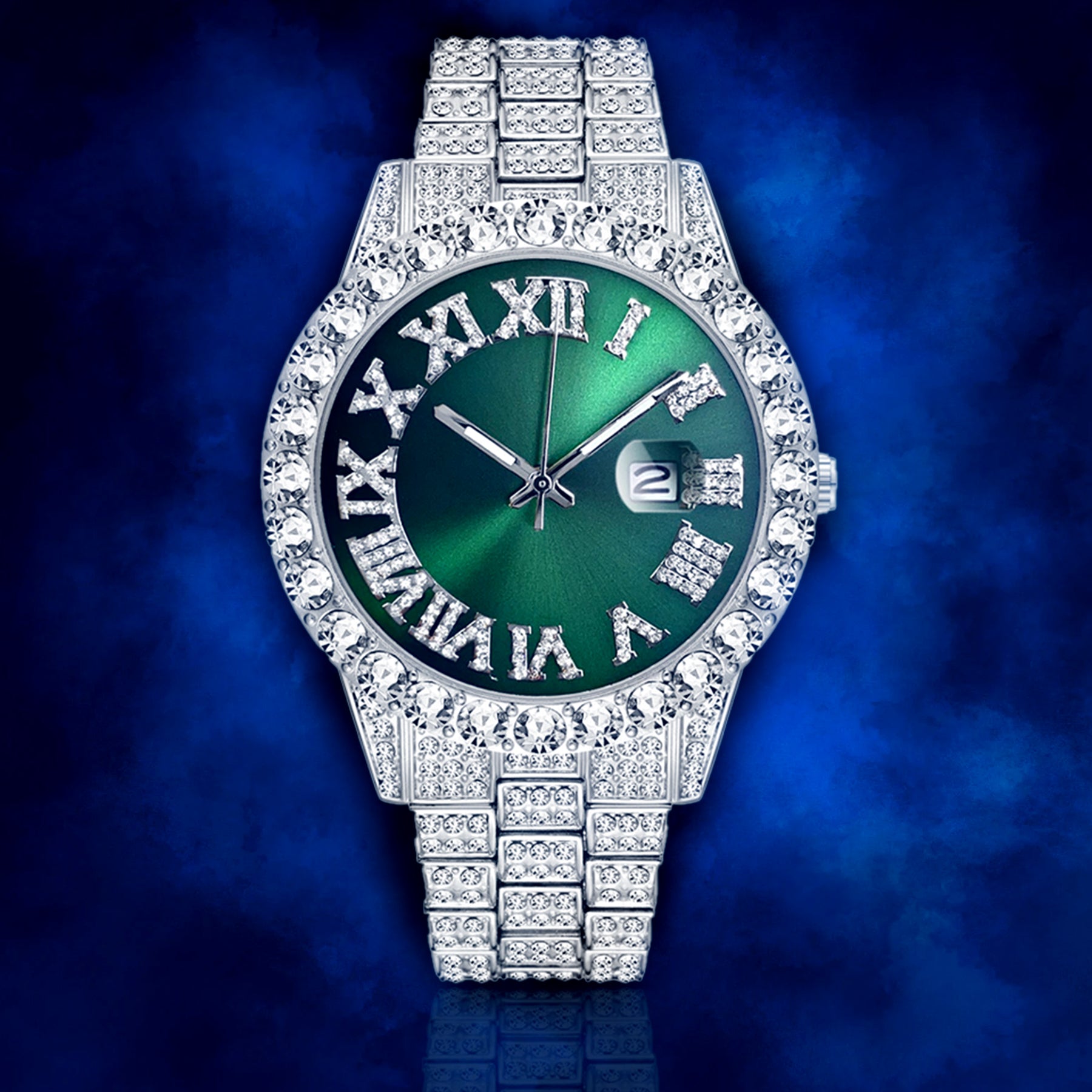 Orologio PRESIDENTIAL - Verde e Silver