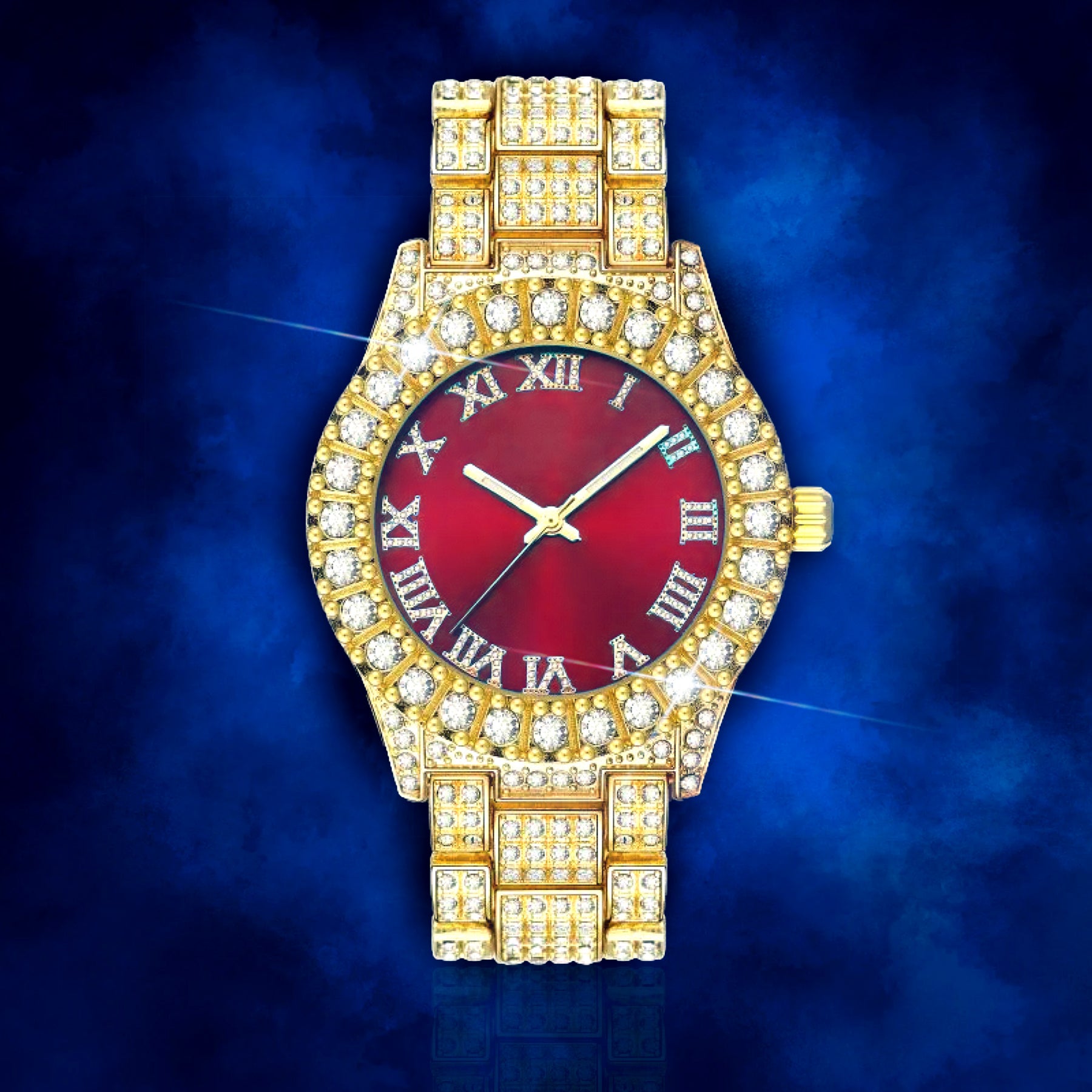 Orologio PRESIDENTIAL - Rosso e Oro